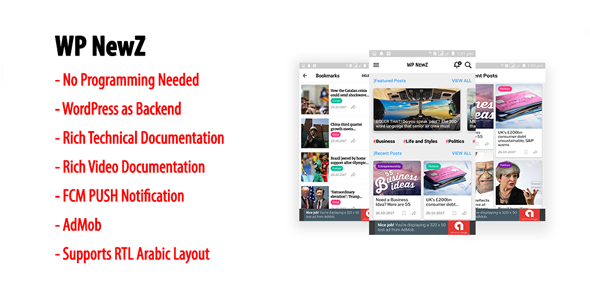 WP NewZ – WordPress to Android News App