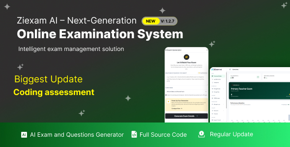 Ziexam AI – Next-Generation Online Examination System SaaS Platform