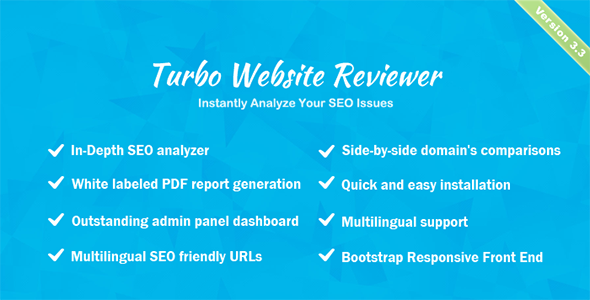 Turbo Website Reviewer – In-depth SEO Analysis Tool