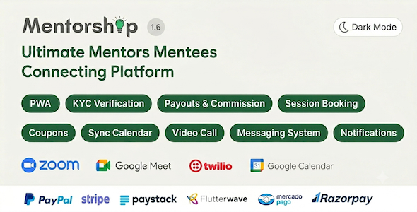 Mentorship – Ultimate Mentors Mentees Connecting Platform