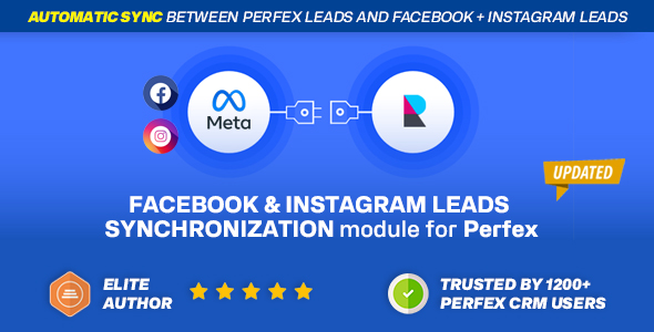 Facebook & Instagram Leads Synchronization module for Perfex CRM – Marketing Automation for Meta Ads