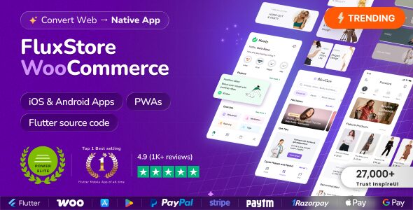 Fluxstore WooCommerce – Flutter E-commerce Full App