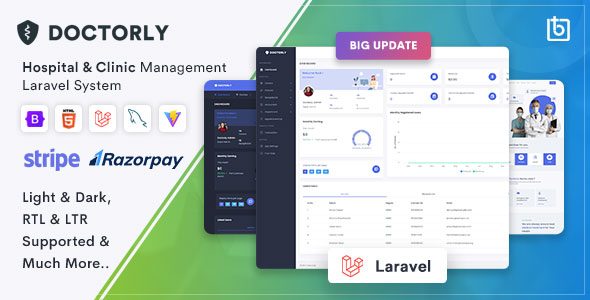 Doctorly – Hospital & Clinic Management Laravel System