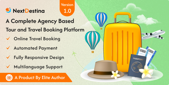 Next Destina –  Agency Based Tour and Travel Booking Platform