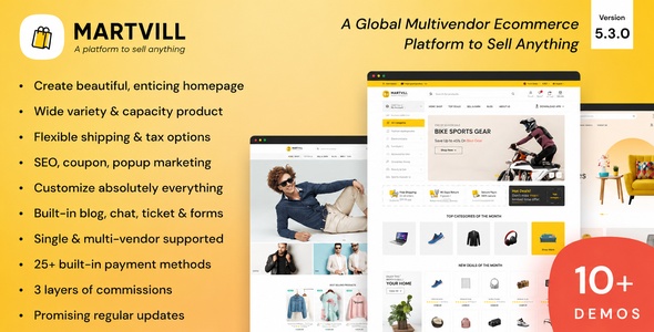Martvill – A Global Multivendor Ecommerce Platform to Sell Anything