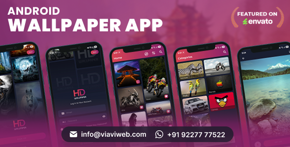 Android Wallpapers App (HD, Full HD, 4K, Ultra HD Wallpapers)