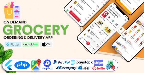 Grocery Vegetable Store Delivery Mobile App with Admin Panel – GoGrocer