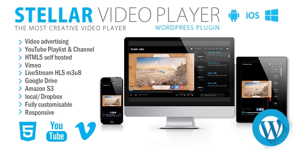 Stellar Video Player – WordPress plugin