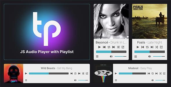 tPlayer – Audio Player with Playlist v2