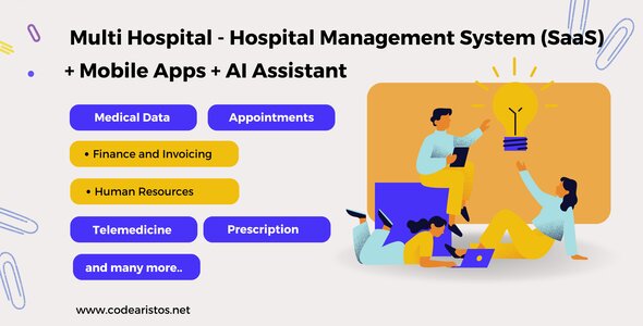 Multi Hospital – Complete Hospital Management System – AI Powered – SaaS – PHP CodeIgniter