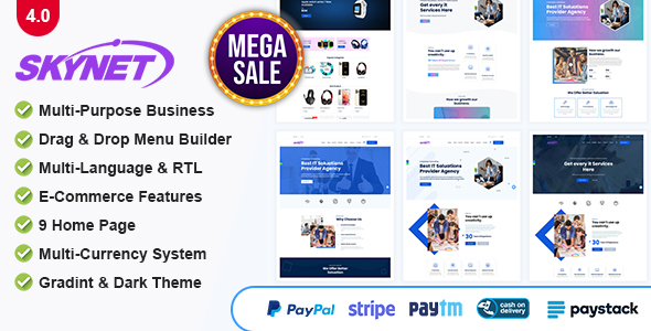 Skynet – Multipurpose Business CMS