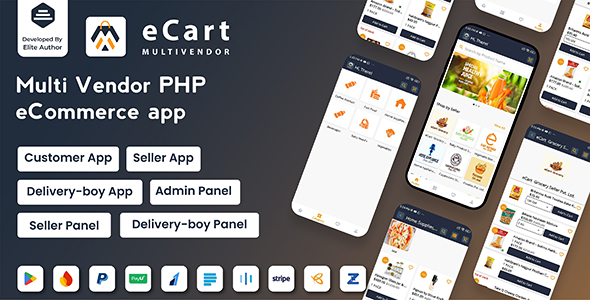 eCart – Multi Vendor eCommerce System