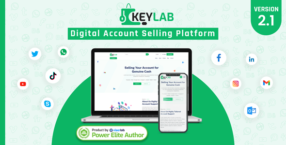 KeyLab – Digital Account Selling Platform