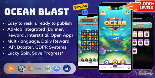 Ocean Blast – Unity Complete Project