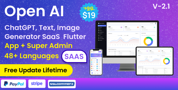 Maan AI – ChatGPT, Open AI Flutter App with Super Admin ( SAAS )