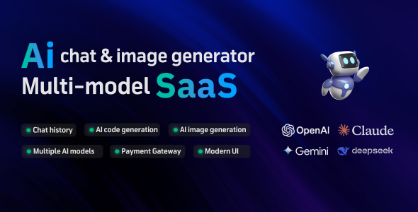 AI Chat, Image – AI Multi Model SaaS