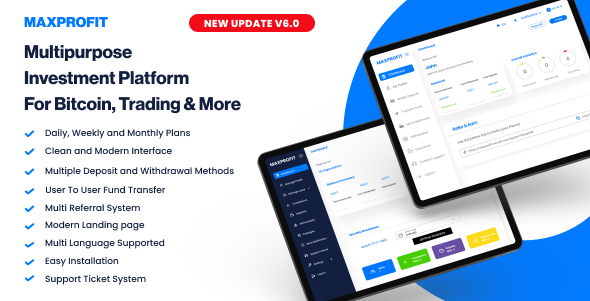Max Profit – Online Multipurpose Investment Platform