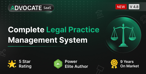 Advocate SaaS – Legal Practice Management