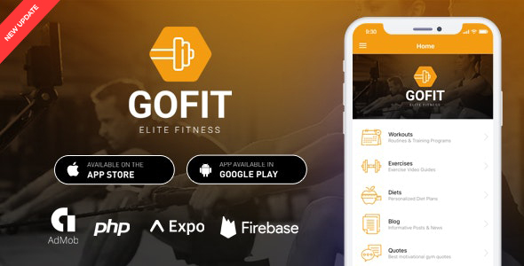 GoFit – Complete React Native Fitness App + Backend