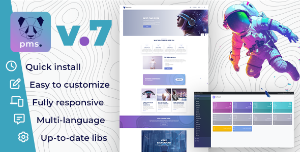 Pandao CMS Pro 7 – Fully Responsive Content Management System
