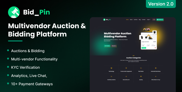 Bid_Pin – Multivendor Auction & Bidding Platform