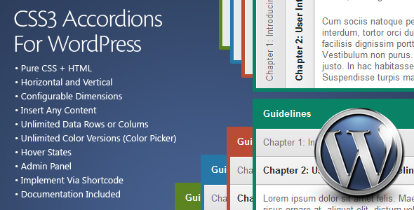 Accordions for WordPress