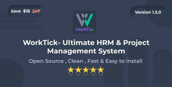 WorkTick – HRM & Project Management