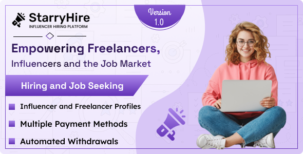StarryHire – Freelancers, Influencers, and the Job Market