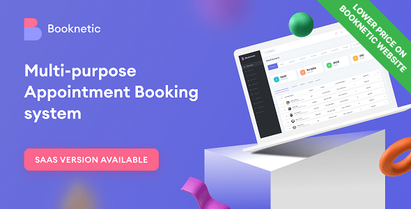 Booknetic – Appointment Booking & Scheduling, Calendar reservation (+ Multi-Vendor Booking / SaaS)