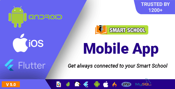 Smart School Mobile App – Android, iOS, Flutter App