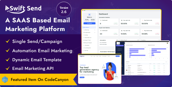 Swift Send – Email Marketing and Campaign Management (SAAS Based)