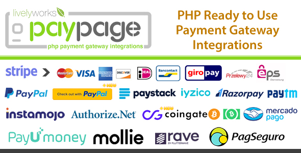 PayPage – PHP ready to use Payment Gateway Integrations