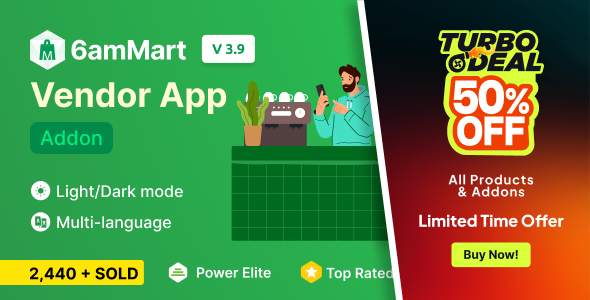 6amMart – Vendor App