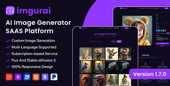 Imgurai – AI Image Generator (SAAS)