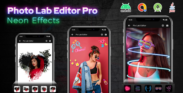 Photo Lab Editor Pro – Neon Effects – Photo Editor
