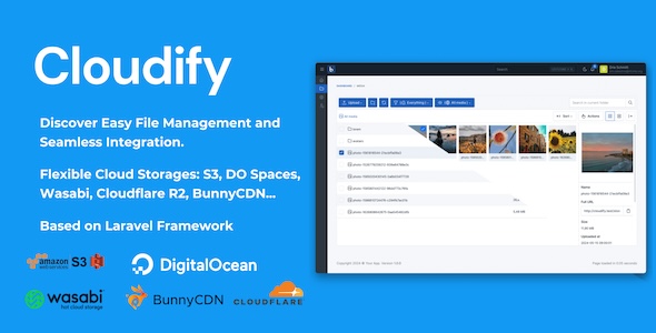 Cloudify – Self-Hosted File Manager and Cloud Storage