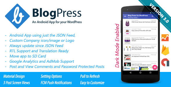 BlogPress – An Android App for your WordPress