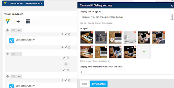 WPBakery Page Builder Add-on – Carousel & Gallery