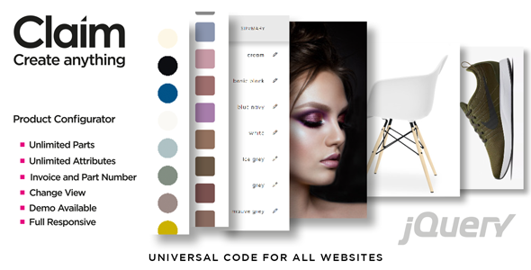 Claim – JQuery Multi-purpose Visual Product Configurator