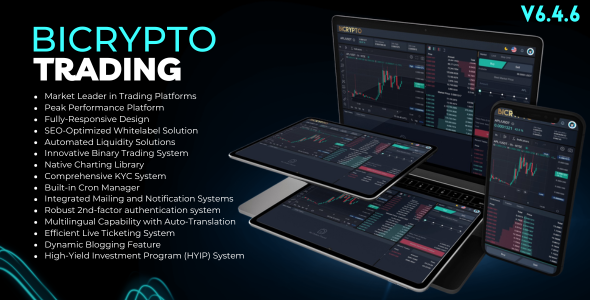 Bicrypto – Professional Crypto Exchange with Spot & Binary Trading, KYC Verification & Wallets