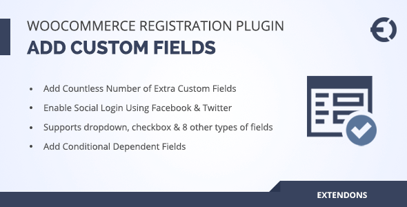 Registration Fields Plugin for WooCommerce