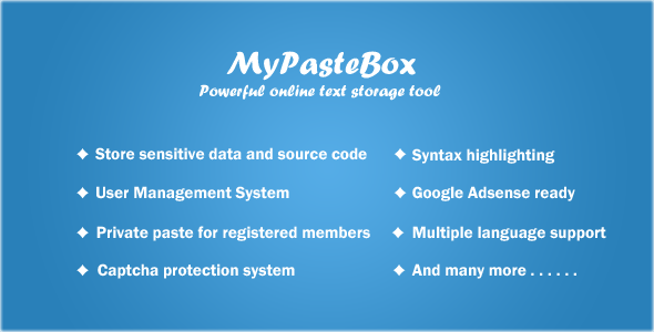 MyPasteBox – Powerful paste tool