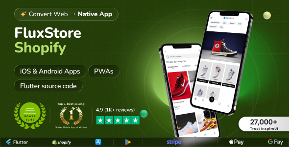 FluxStore Shopify – The Best Flutter E-commerce app