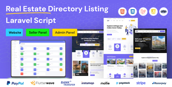 Homeco – Real Estate Directory Listing Laravel Script