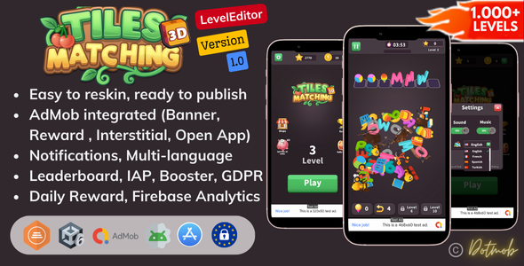 Triple Matching 3D – Unity Complete Game