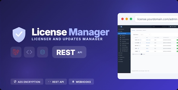 License Manager – Laravel PHP Licenser and Updates Manager