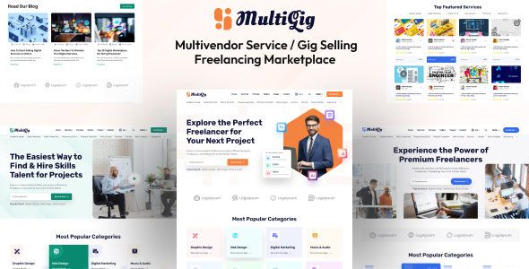 MultiGig – Service / Gig Selling Freelancing Marketplace (Subscription Based)
