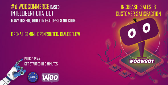 AI ChatBot for WooCommerce with ChatGPT, Retargeting, Exit Intent