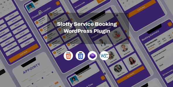 Slotty – Service Booking Plugin For WordPress