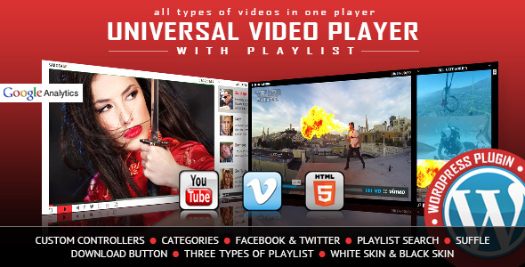 Universal Video Player – WordPress Plugin